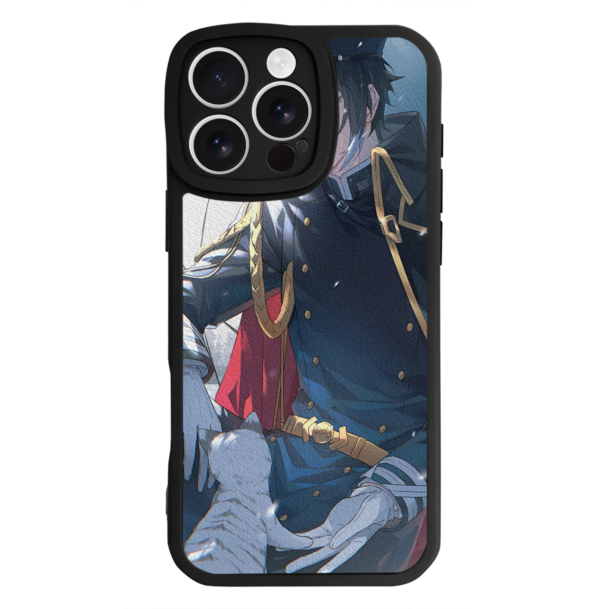 （画像用） 文豪ストレイドッグス Bungo Stray Dogs 【iPhone 16シリーズ対応】シリコンスマホケース（レザー調） 材質：シリコン